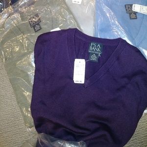 NWT JoS. A. Bank V-neck sweaters